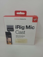 IK MULTIMEDIA IRIG MIC CAST HANDHELD MICROPHONE SMARTPHONE TABLET IPHONE IPAD