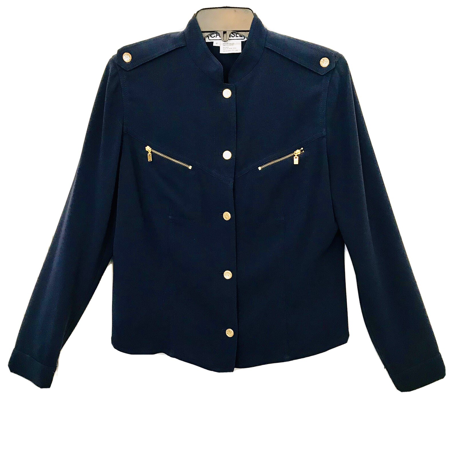 Carlisle Vintage Womens Size 4 Military Style Nav… - image 1