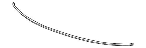 Tira de sellado de parabrisas para Nissan Leaf 2013-2023 (N/P 72717-3NF0A)