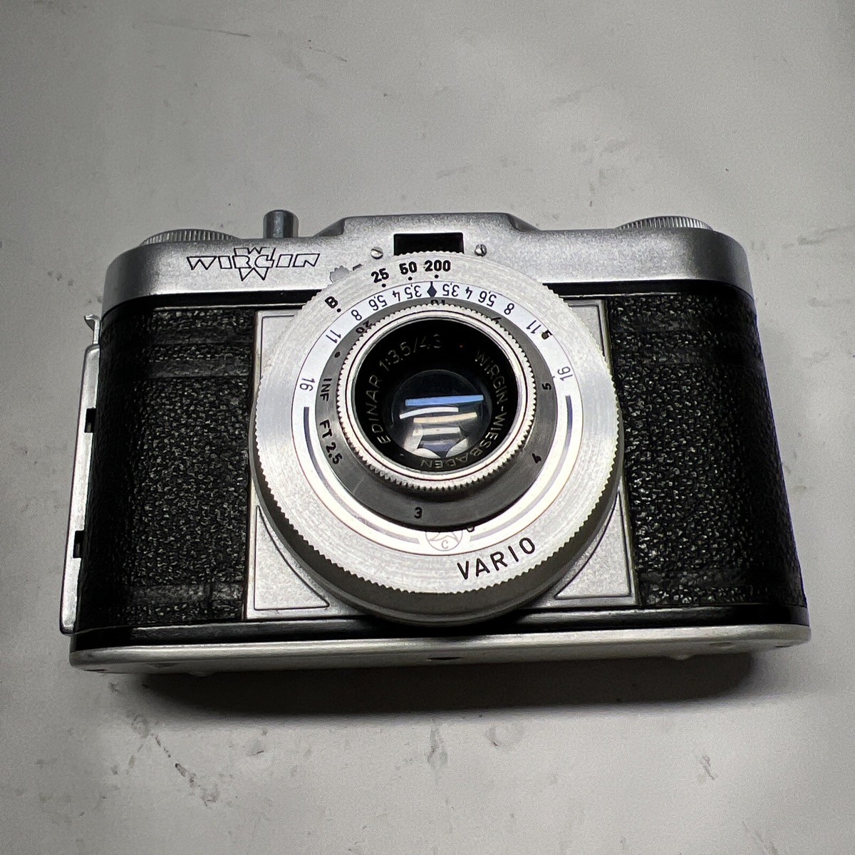 ★Wirgin EDINA 43/1：3.5 1953 W.Germany Wirgin Edina 35mm Nice Camera with Edinar 43mm f/2.8 Lens