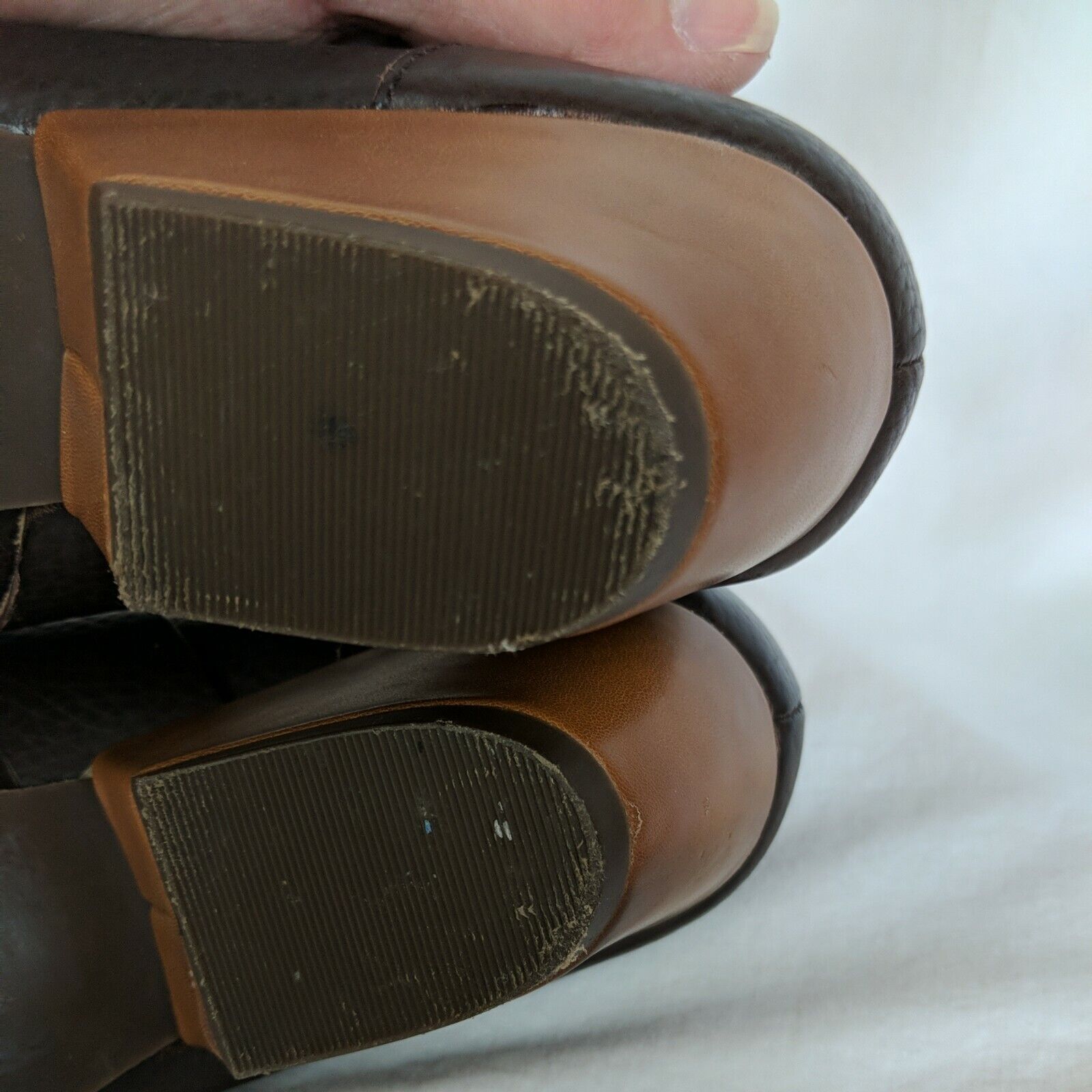 kork ease Womens size  8 Brown leather Slip on sh… - image 9