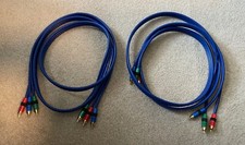 TRIBUTARIES  2 SETS DELTA COMPONENT VIDEO OFHC COPPPER CABLES, 80 IN.