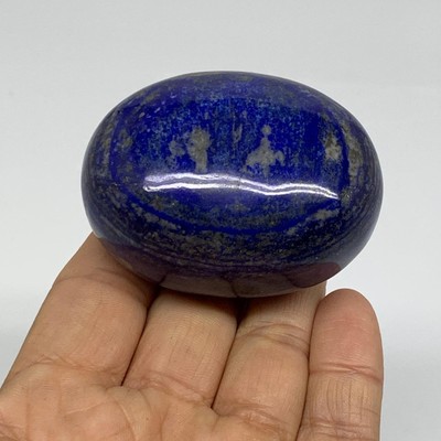 168.2g, 2.4''x1.8''x1.4'', Natural Lapis Lazuli Palm Stone @Afghanistan, B36806