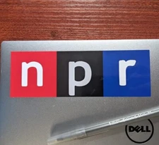 NPR Sticker National Public Radio News Radio Nerds Radio Lab Vinyl Decal 2x6"