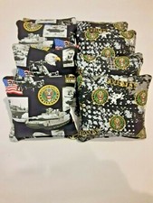 8 Cornhole Bag Bean Set U S United States Army Blk/Blk