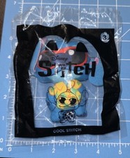 Disney Lilo And Stitch McDonalds Happy Meal Toy Plush Cool Stitch Sunglasses