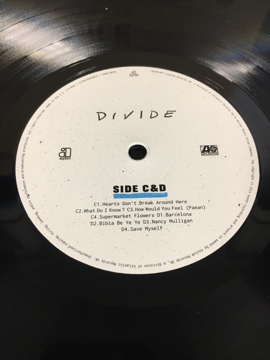 2discs LP Ed Sheeran ÷ (Divide) (180g) 0190295859015 ASYLUM 未開封 /00660 Ed Sheeran - Divide 2LP NEW 45 RPM 180G | eBay
