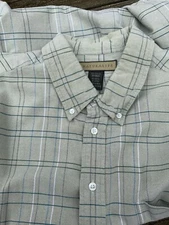 Naturalife Men’s Super Soft 100% Cotton Long Sleeve Button Down Shirt Size 2XL