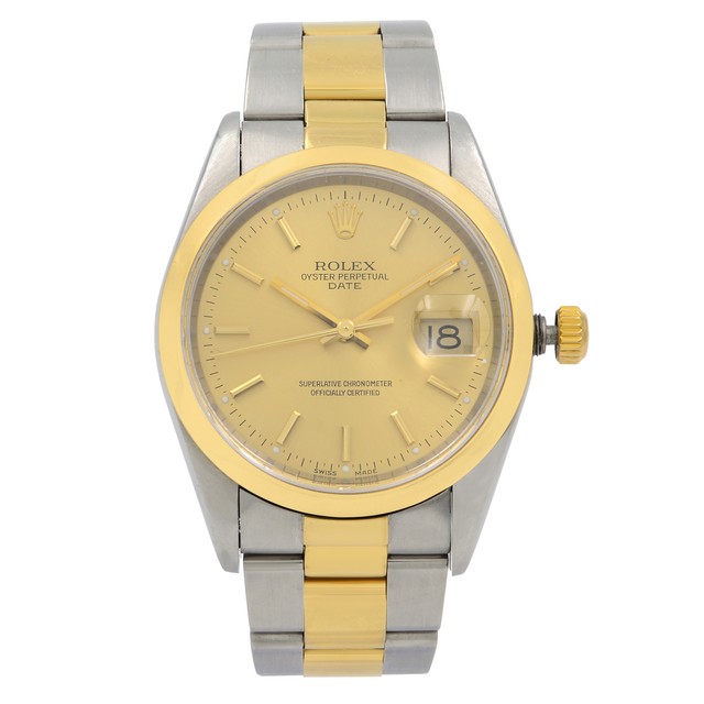 Rolex Oyster Perpetual Date Champagne 