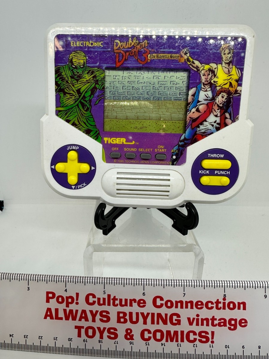 1990 Tiger Electronics Double Dragon 3 THe Rosetta Stone Handheld