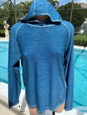 Lululemon Jacket Shirt Hoodie Long Sleeve Womens Blue M Medium
