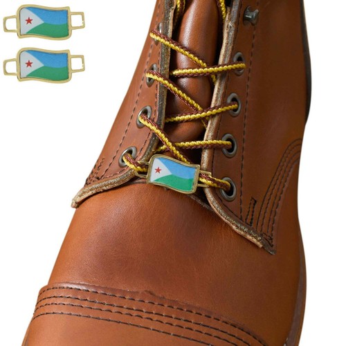 Every Country World Flags Shoes Boot Shoelace Keeper Holder Charm BrooklynMaker - Picture 75 of 296