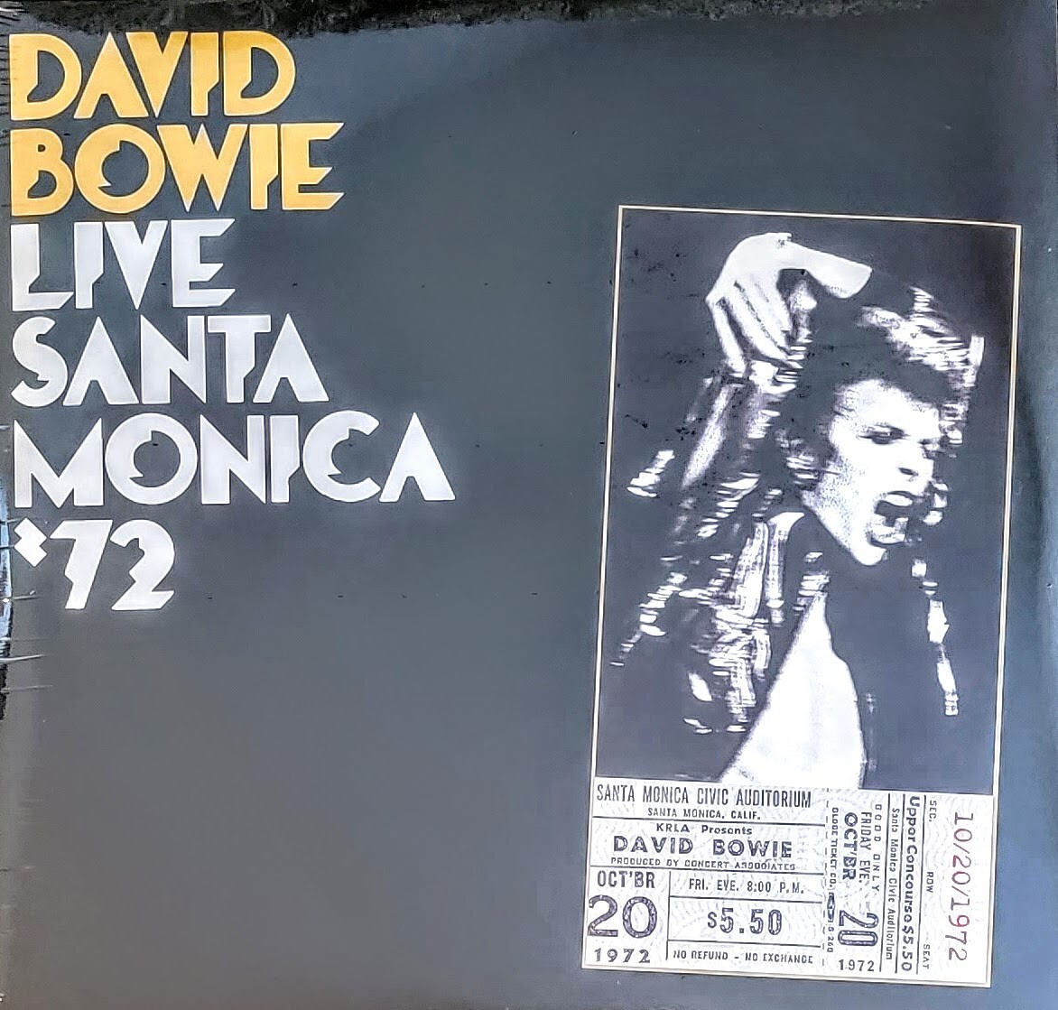 欧2discs LP David Bowie Live Santa Monica 72 0825646113743 Parlophone /00520 Amazon.com: Live Santa Monica '72: CDs & Vinyl