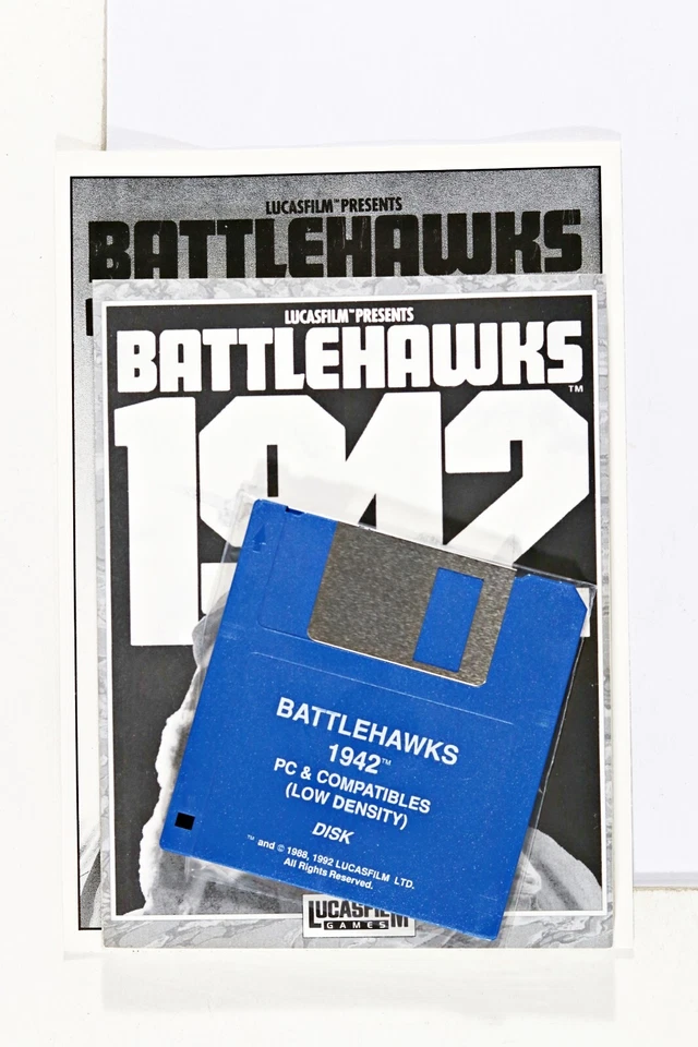 Battlehawks 1942 Ozisoft Games WW2 IBM PC Game 3.5 Floppy Disk 1992 - XL KIXX - Image 3 of 3