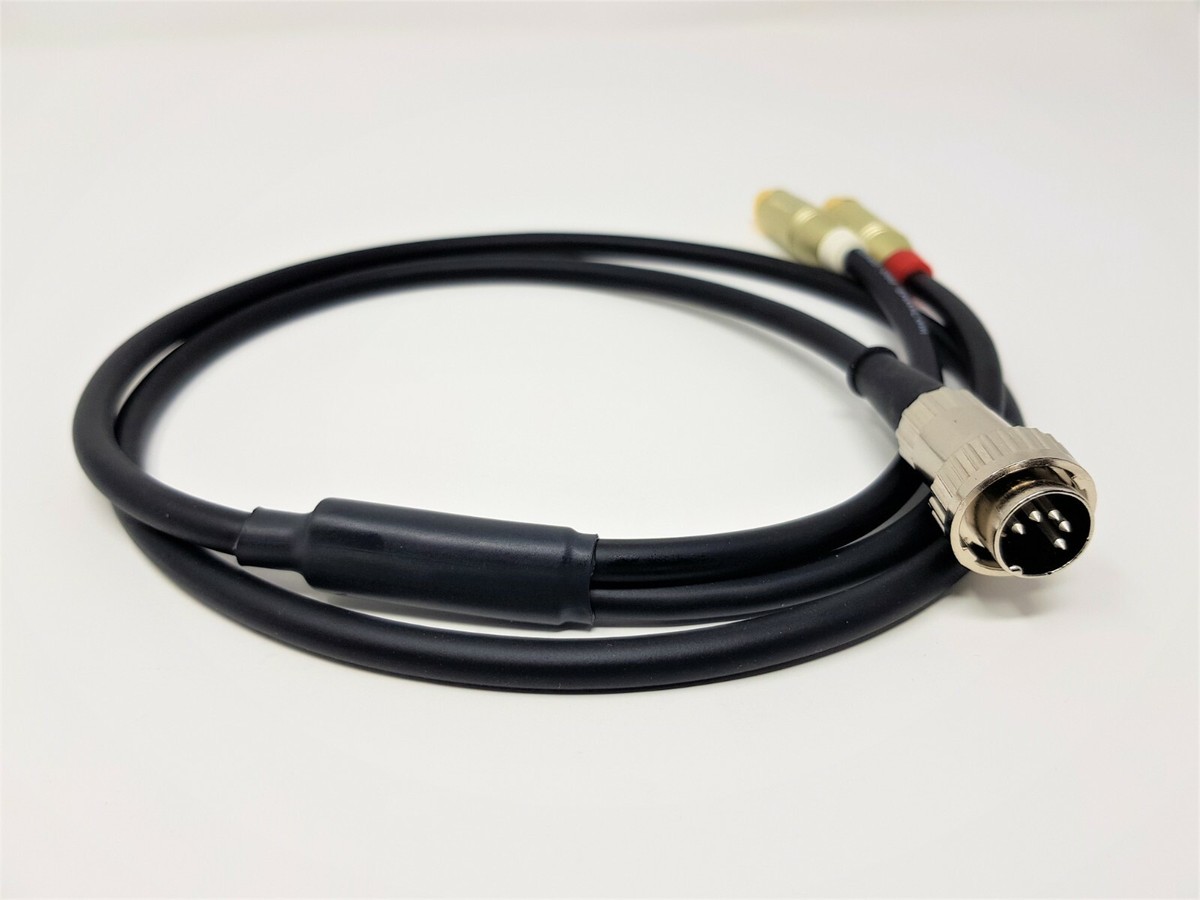 Twist Lock DIN Auf Phono Stecker NAIM Kompatibles Kabel - 5-Pin DIN Twist Lock Auf 2x Cinch/Phono, Für Audio-Verbindungen Audio Adapter Für NAIM Geräte