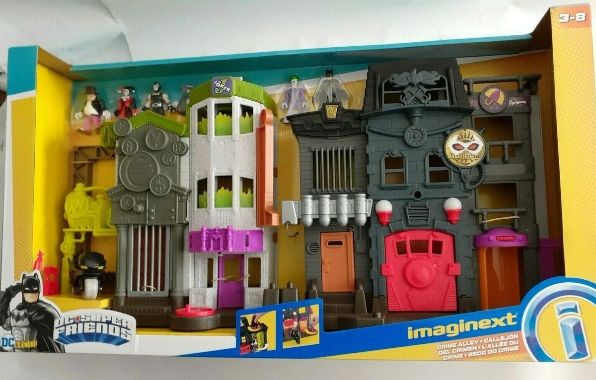 Imaginext Gotham City Crime Alley Fisher Price DC Super