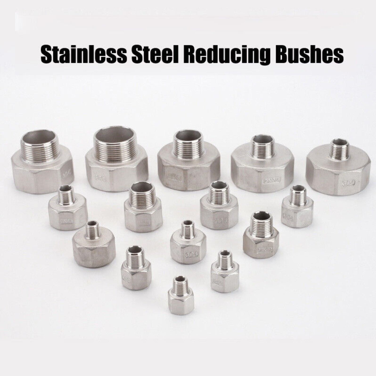 Stainless Steel Reducing Bushes 1/4