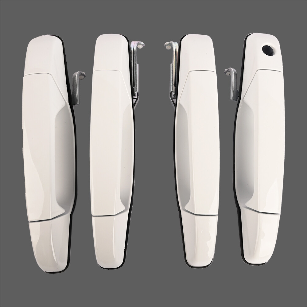 For Olympic White Door Handles 2007-2013 Chevy Silverado GMC