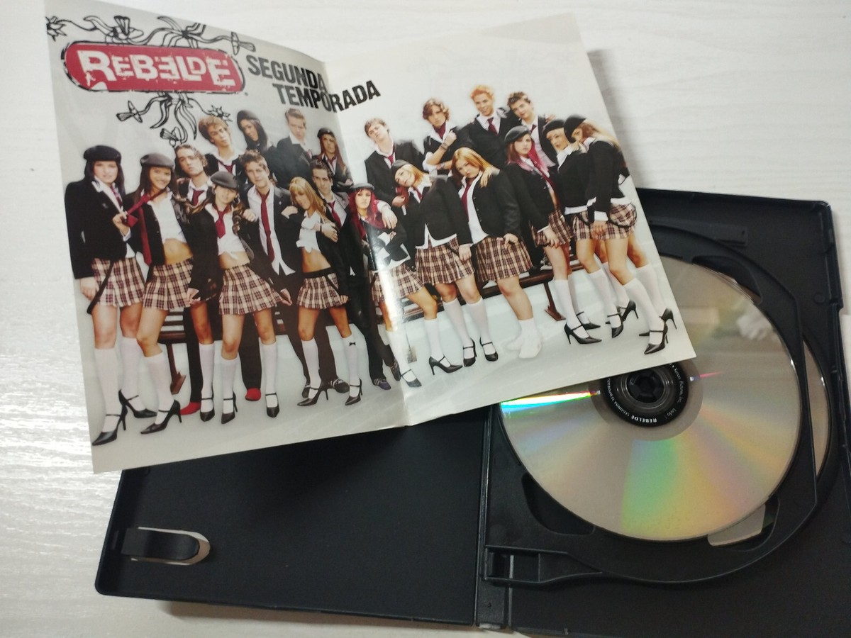 Rebelde RBD Second Season - 3 x DVD Spanish English NTSC
