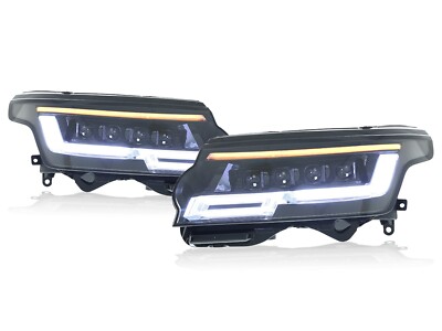 For Land Rover Range Rover Vogue 2013-2023 24 Style LED Front Headlight Assembly