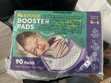 Sposie Booster Pads 90 count fits diaper sizes 4-6. Nighttime Free Shipping USA