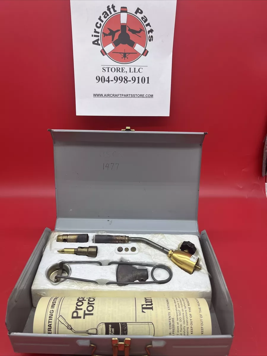 Turner Propane Torch 386M Kit With Accessories And Box