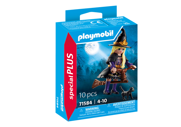 Playmobil Special Plus 71584 Witch with Cat NEW