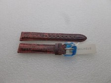 Genuine Michele16mm Pink Teju Watch Band Strap New