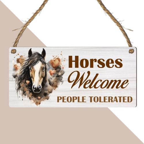 Horse Gifts For Girls For Women Stable House Sign Horse Lover Gift Mum Daughter - Picture 6 of 10