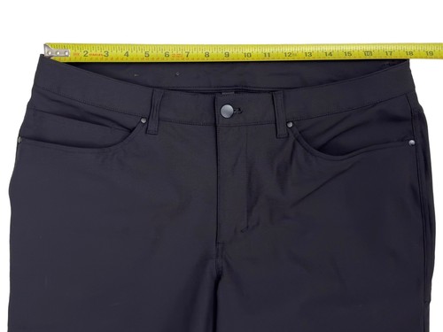 Lululemon Men's ABC Classic Fit 5 Pocket Pants Size 36 Black LM5ADAS - Picture 4 of 9