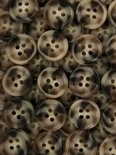 SIZE 20L - 1/2", MENSWEAR BUTTON, 1 GROSS, SHINY FINISH, FREE SHIPPING USA