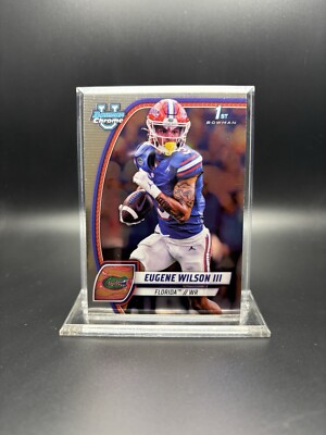 2024 Topps Bowman University Chrome - Eugene Wilson III First Bowman RC No. 74