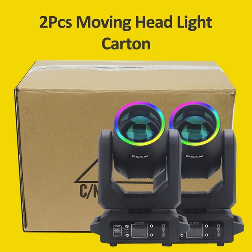 2Pcs 200W LED Moving Head DMX512 Quick-Install DJ Wedding Lighting - Picture 9 of 9