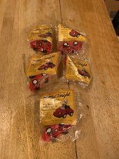 1988 McDonalds Happy Meal Toy Mac Tonight - NIP - lot of 5 - Red Sports Car