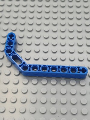 LEGO  6x Technic Liftarm 3x4x7 1x11,5 Bent Löcher Brick - 32009 - Blau Blue