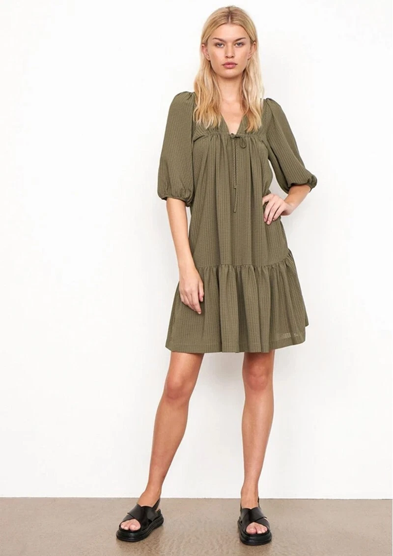 BNWT Gorgeous Women's SECOND FEMALE Stone Green TARA Dress Size M RRP £114  | eBay