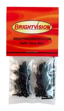 100 1/4" LENGTH Black 2-56 Hex-Drive Button Head Screws Rivets For Customs