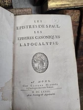 1673 - The Epistles of Saint Paul, Canonical Epistles, Apocalypse (Revelation)