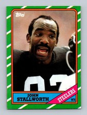 1986 Topps football Pittsburgh Steelers John Stallworth #285