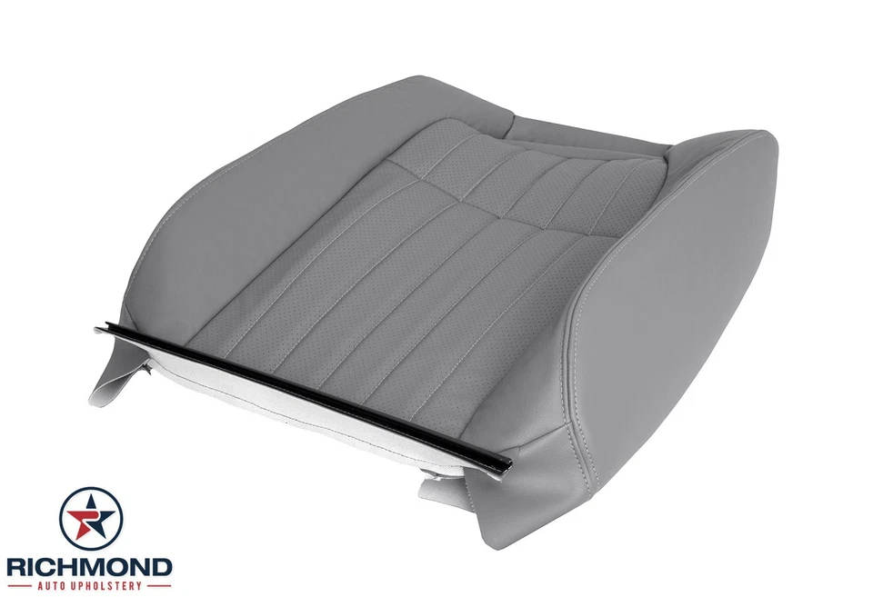 1994 雪佛兰 Impala SS - 司机/乘客完整正品皮革座椅套灰色 — 第 4/4 张图片