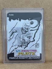 Marcus Rosemy-Jacksaint 2024 Leaf Football 1/1 Printing Plate