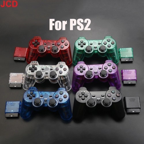 Wireless Game Controller for PS2 Console 2.4G Dual Vibration USB Joypad Pad