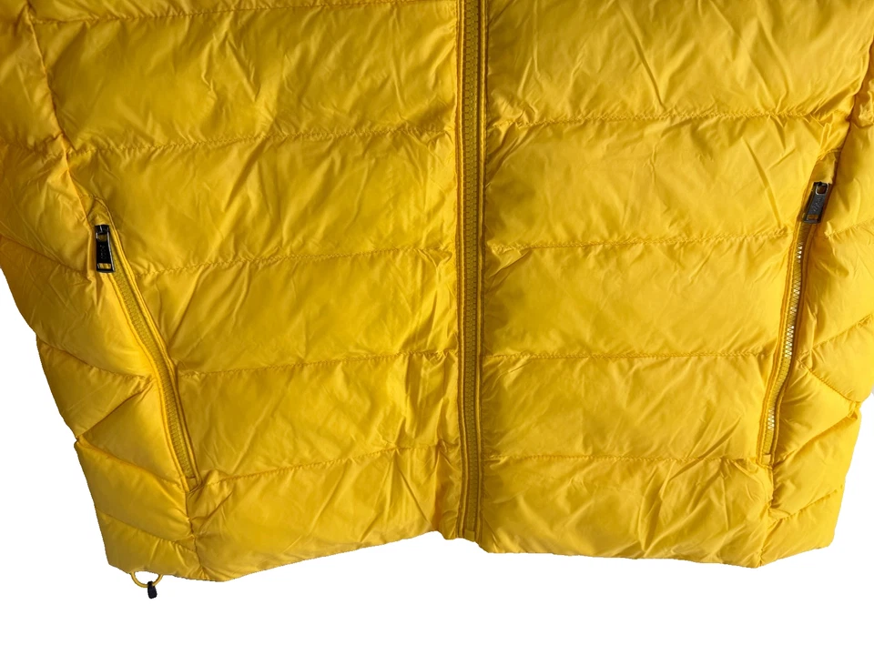 Polo Ralph Lauren The Colden Packable Hooded Jacket Yellow Men`s Size Large - Image 2 of 4