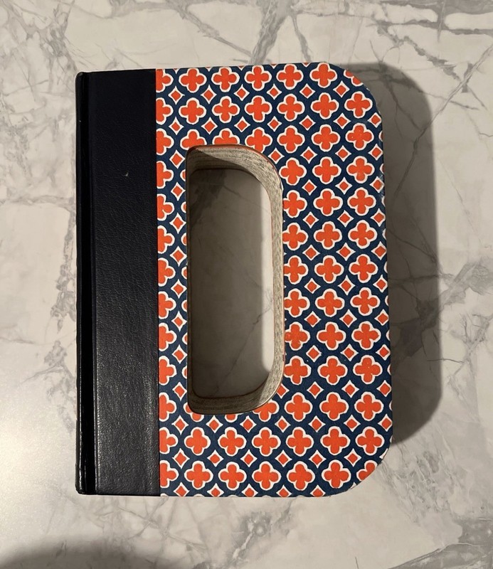 Letter D Book Decor Library Shelf Room Decor Unique Whimsical