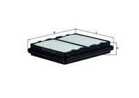 Luftfilter Mahle LX 848 Filtereinsatz FüR EK EH Honda MB 400 MC RT Rover Civic 6
