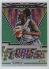 2021 Panini Prizm WNBA Fearless Green Prizm Sylvia Fowles #18 06y2