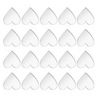 200 Pcs Mini Heart Wall Sticker Acrylic Stickers Adhesive Mirror