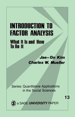 Introduction to Factor Analysis : What It Is and How to Do It Pap