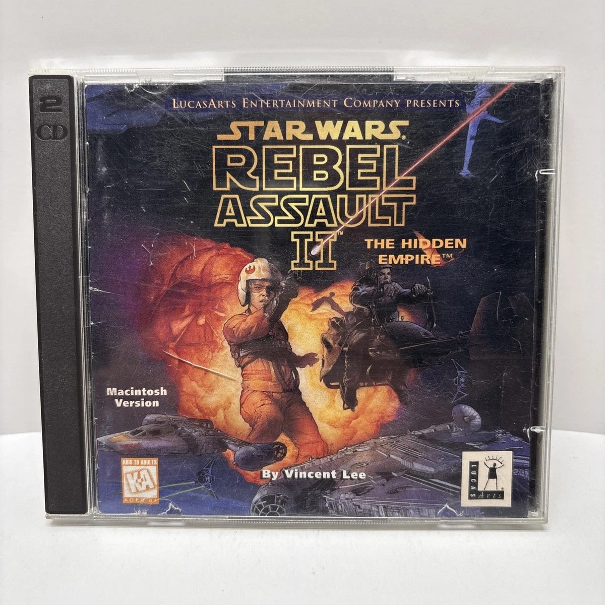 PCゲーム　スターウォーズ　レベルアサルト２　マッキントッシュ　希少　レトロ PCゲーム スターウォーズ レベルアサルト2 マッキントッシュ 希少