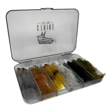 12 Piece Sex Dungeon Articulated Streamer Assortment With Fly Box- Strike Fly Co